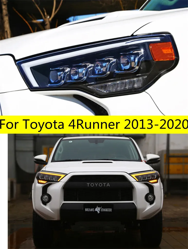 Headlight All LED for Toyota 4 Runner 20 13-20 20 DRL High Beam Headlights Turn Signal Fog Lights