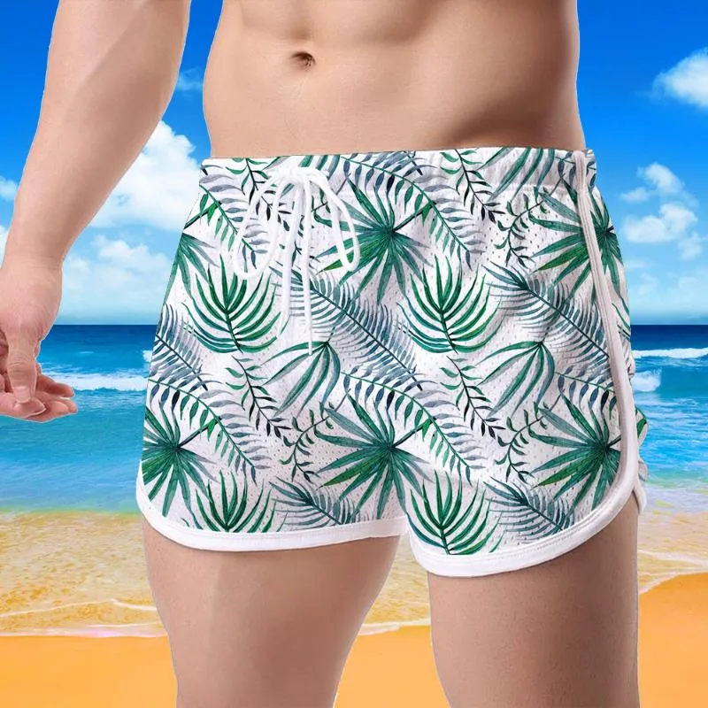 Men's Shorts Summer Unisex 3D Swimwear Beachwear Sexy Swim Men's Low Waist Breathable SurfingMen's Men'sMen's