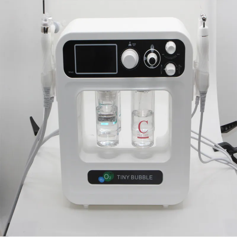 4 in1スプレーガンアクアピールウォーター酸素ジェットRF酸素機械によると、皮膚洗浄剤の修理w 4ハンドル