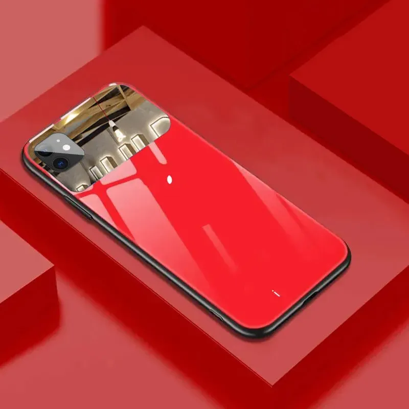 Designers iPhone Case 11 Casos de telefone iPhone12 x 13pro max espelho 7Plus Glass 6/8p Vanity espelho Xr Casal Good Nice