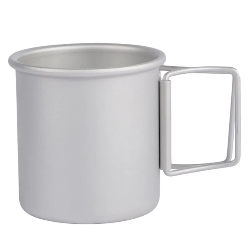 300ml aluminium alloy Tea Cups Camping Mug Titanium Tumblers Portable Outdoor Travel Coffee Mug Cup For Camping/Travel/Home Use LK0040