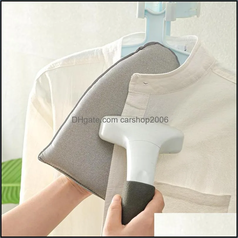 handheld mini ironing pad heat resistant glove for clothes garment steamer sleeve ironing board holder portable iron table rack