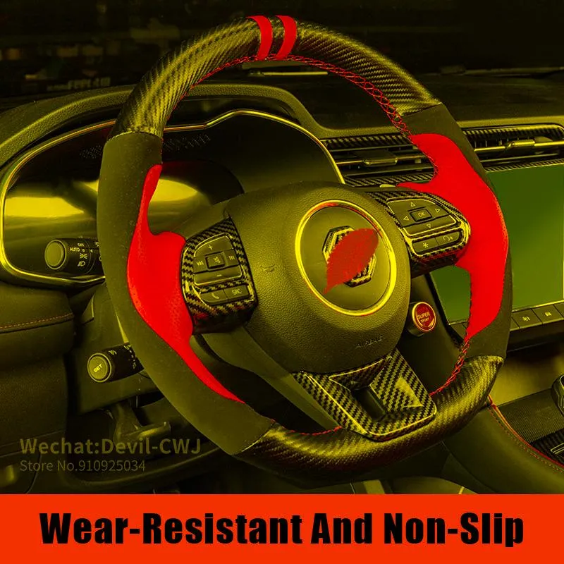Крышки рулевого колеса для шва в ручной швам MG 3 -й Gen 6 5 Grip Premium Кожаный автомобиль Accessoriesseering