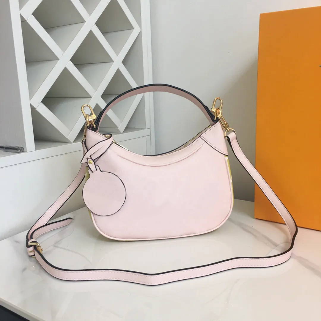 Borsa a tracolla di design di lusso di alta qualità borsa a tracolla preferita Bagatelle BB Empreinte borsa a tracolla in vera pelle con catena in rilievo 56091