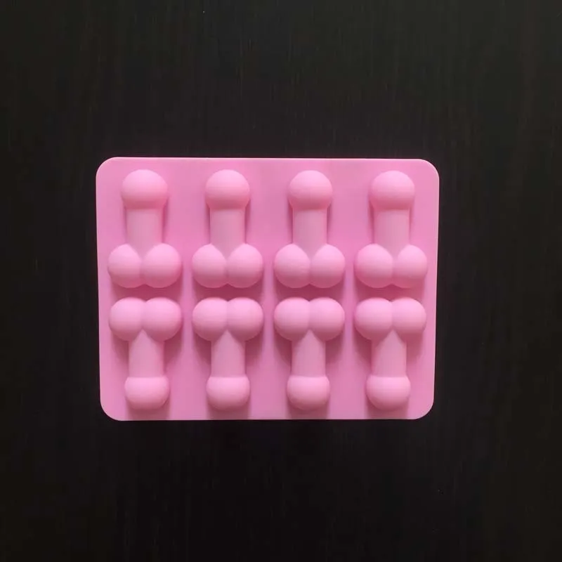 Sexy Penis Cake Mold Dick Ice Cube Tray Silicone Soap Candle