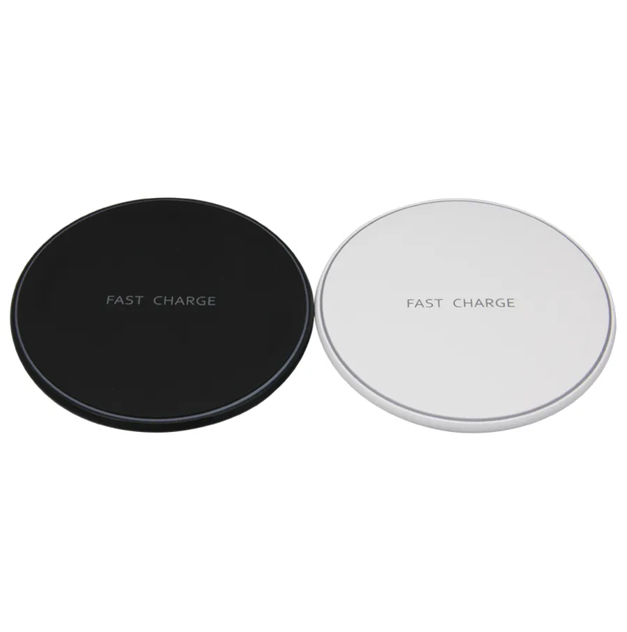 10W Fast Qi Wireless Chargers för Huawei Xiaomi Samsung S10 Plus Qi Charging Pad Universal Phone Charger med Retail Box