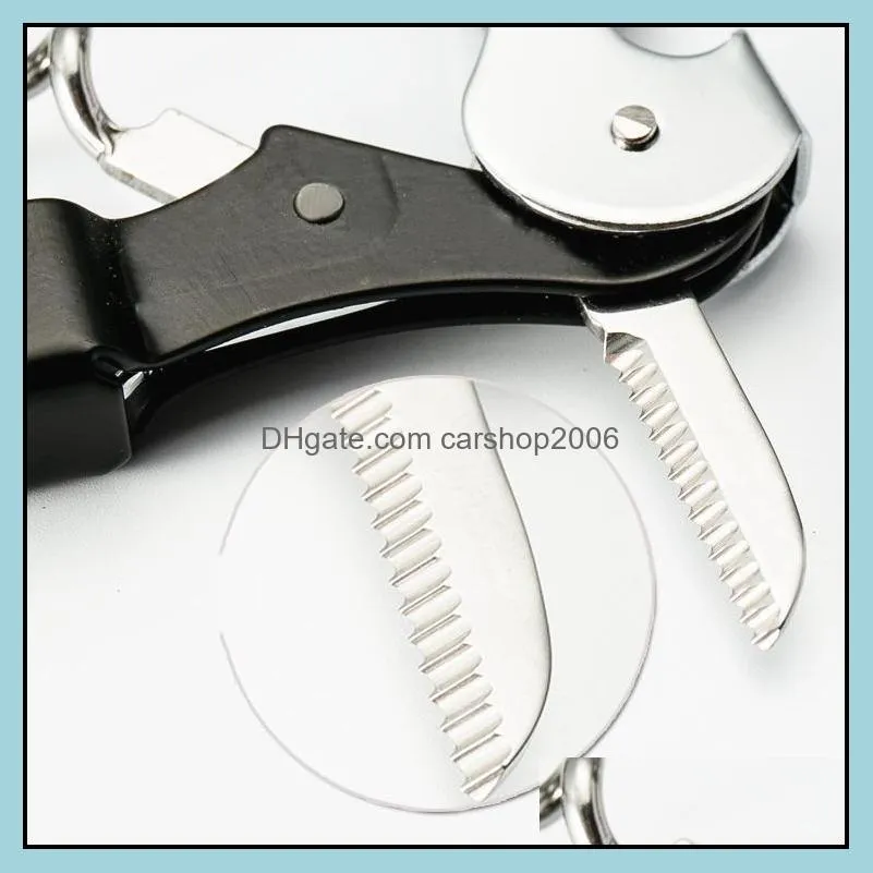 promotional wine opener corkscrew opener stainless steel wine bottle opener insert wholesale nine colors can be choosen