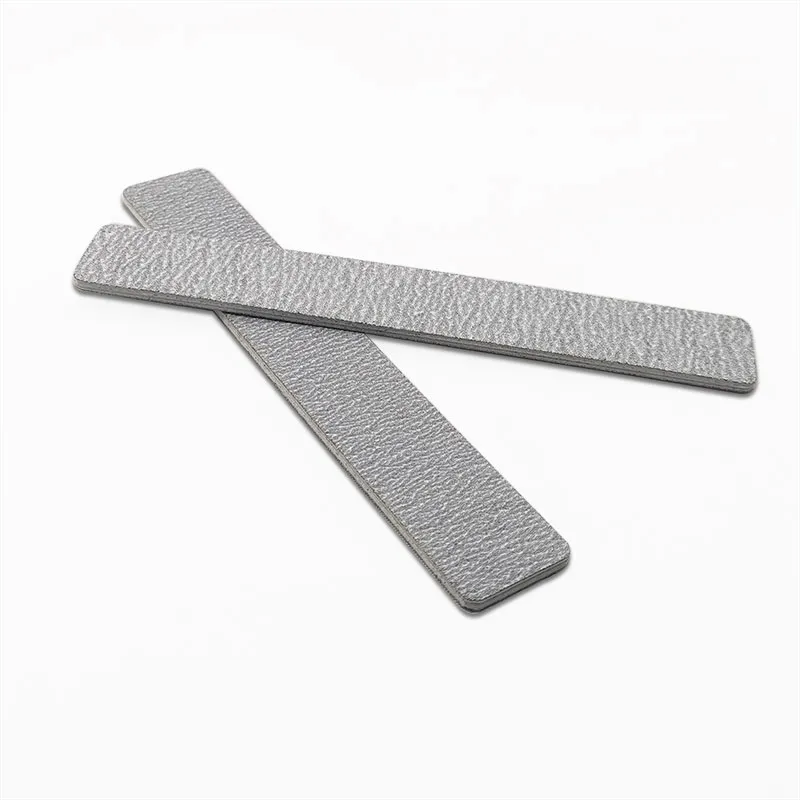 100pcs/lot 100/180 Nail Files Buffer For Nail Art Rectangular Grey Sandpaper Emery Board Manicure Tools