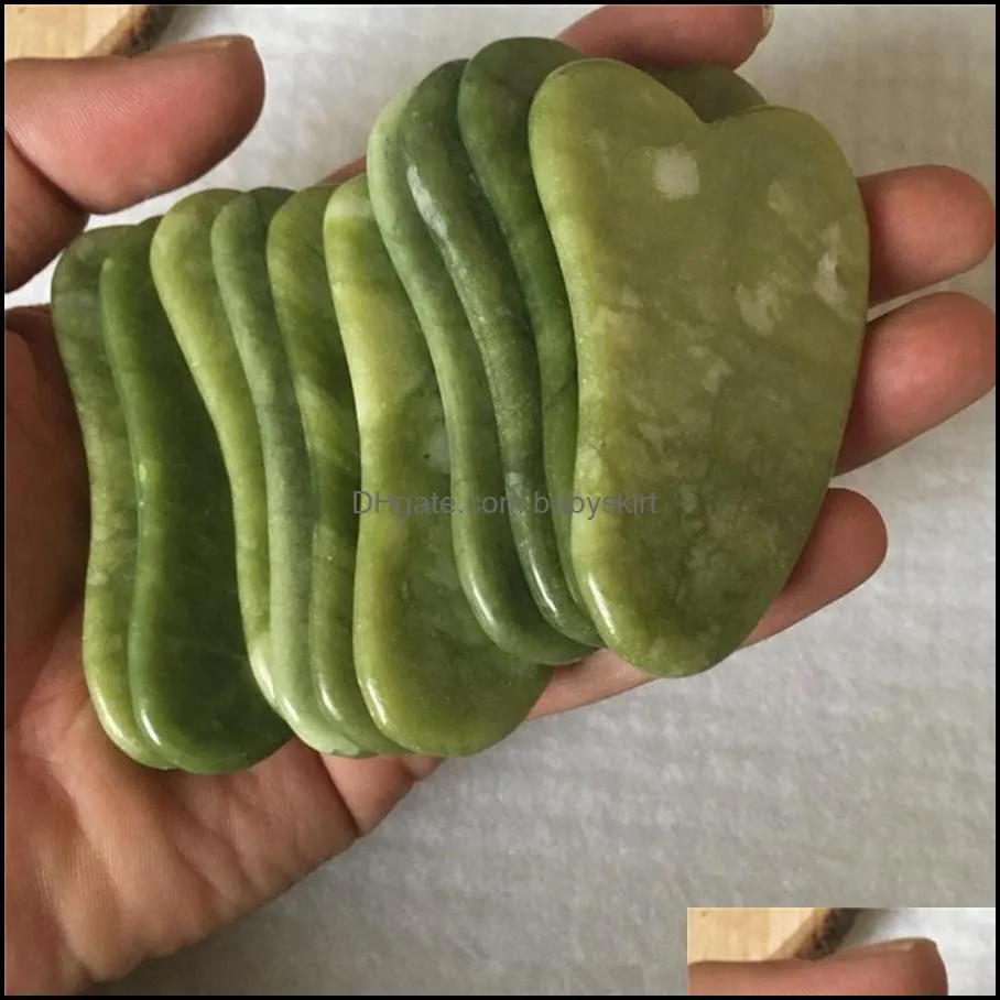 Jade Massage Tool Guasha Board Gua Sha Facial Treatment Natural Jade Stone Scraping Care Healthy Tool