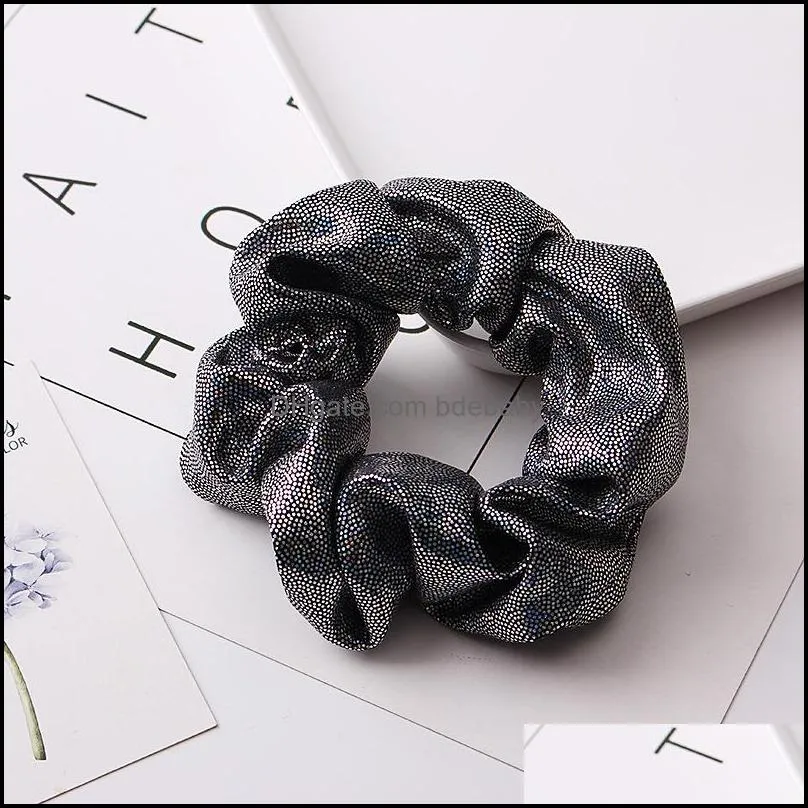 Women Elegant Solid Elastic Hair Bands Ponytail Holder Scrunchies Tie Hair Rubber Band for Girls Headband Lady Hair Accessories