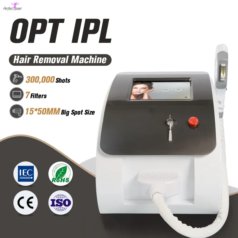 2500 واط قوة كبيرة OPT IPL إزالة الشعر Elight ليزر الآلة السريعة Lazer تقليل الشعر معدات تجميل العلاج الوعائي