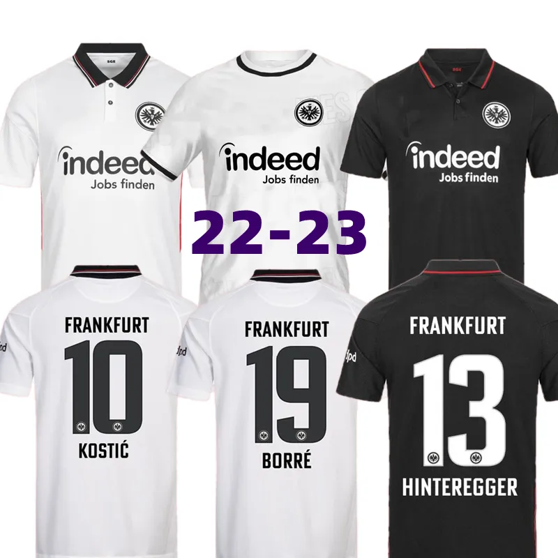 2021 2022 2023 Eintracht Frankfurt futbol forması Kazananlar kupası şampiyonlar finali BUDAPEŞTE 21 22 23 SOW Borre KOSTIC HAUGE Younes futbol erkekleri KAMADA formaları üçüncü