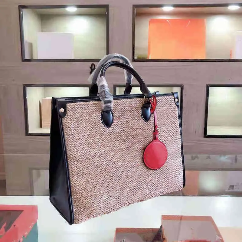 GBG Bolso Femenino Tejido De Compras Bordado De Bordado Mano La