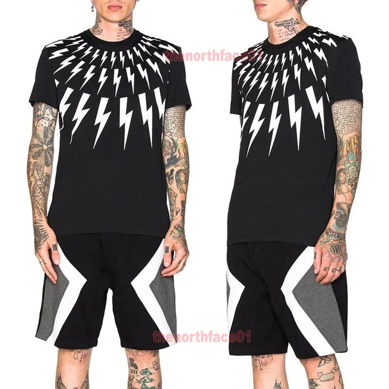 Fashion Mens Designer T Shirt Summer New Arrival Geometry Print Short Sleeve Black White Mens High Quality Cotton Tees Size S-2XL