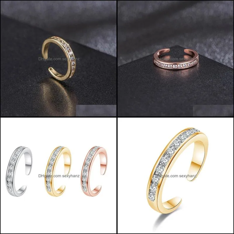 Sexy Toe Ring For Men/Women Silvery Golden Rose Gold Opening Adjustable Toe Ring Jewelry