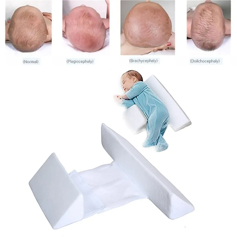 born Shaping Styling Antirollover Side Sleeping Triangle Säuglingsbaby-Positionierungskissen für 06 Monate 220624