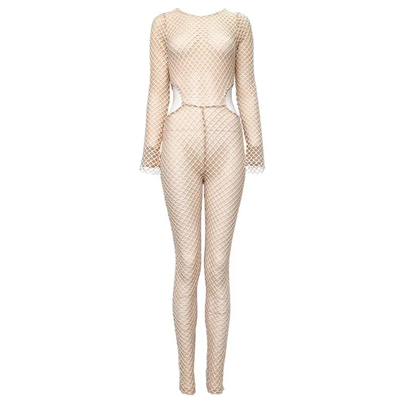 Khloe kardashian shop fishnet body jumpsuit