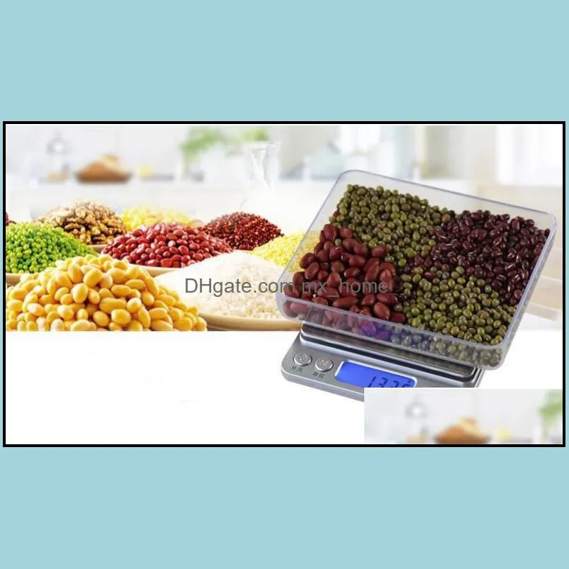 3000g/0.1g led electronic digital kitchen scales portable electronic scales pocket lcd precision jewelry scale weight balance cuisine