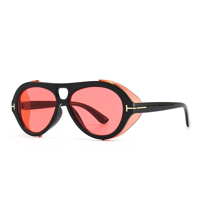小物 New Brand Design Gentlemen Sunglasses NEUGHMAN Navigator Style SteamPunk Round Sunglasses for Men