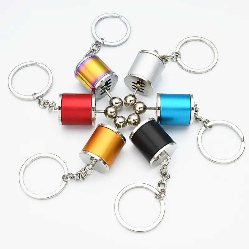Mini 6 Speed Gear Shifter Gearbox Keychain With Options Creative Car