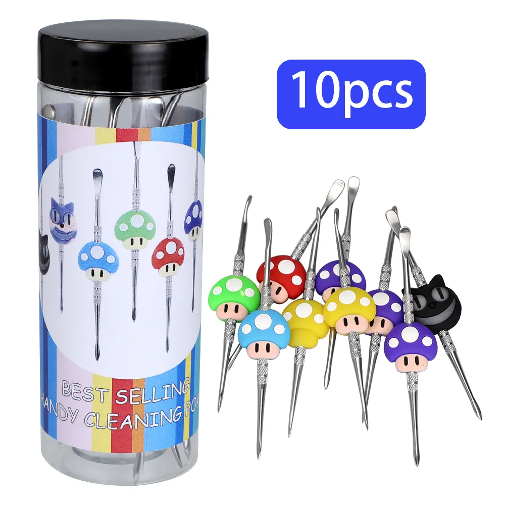 Smoking Accessories 10 Epoxy Metal Parts Canned cigarette stainless steel dab tools