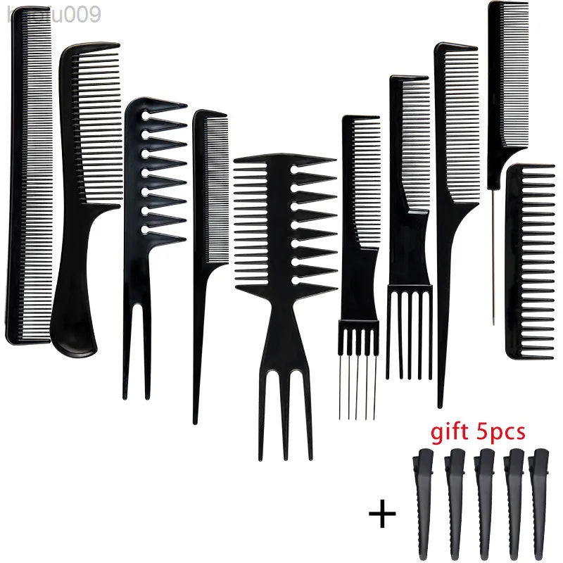 Stylist Antistatic Friseur Combs Multifunktionales Haardesign Details Comb Make Haircare Styling Tool Set L220722