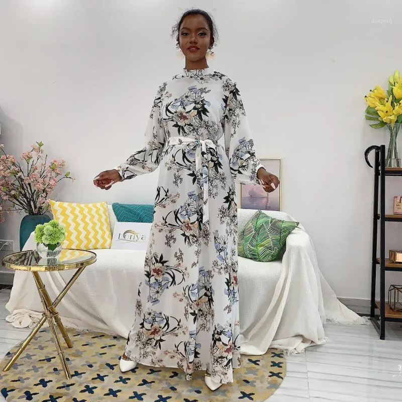 Ethnic Clothing African Print Dresses For Women 2022 Spring Summer Fashion Robe Africaine Femme Bazin Riche Long Dress Ladies Maxi Party