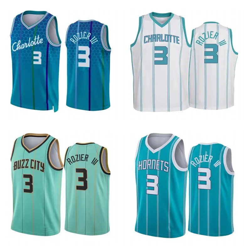 Maillot de basket-ball personnalisé Terry Rozier III pour hommes, maillots de version ville S-XXL pour jeunes, en stock