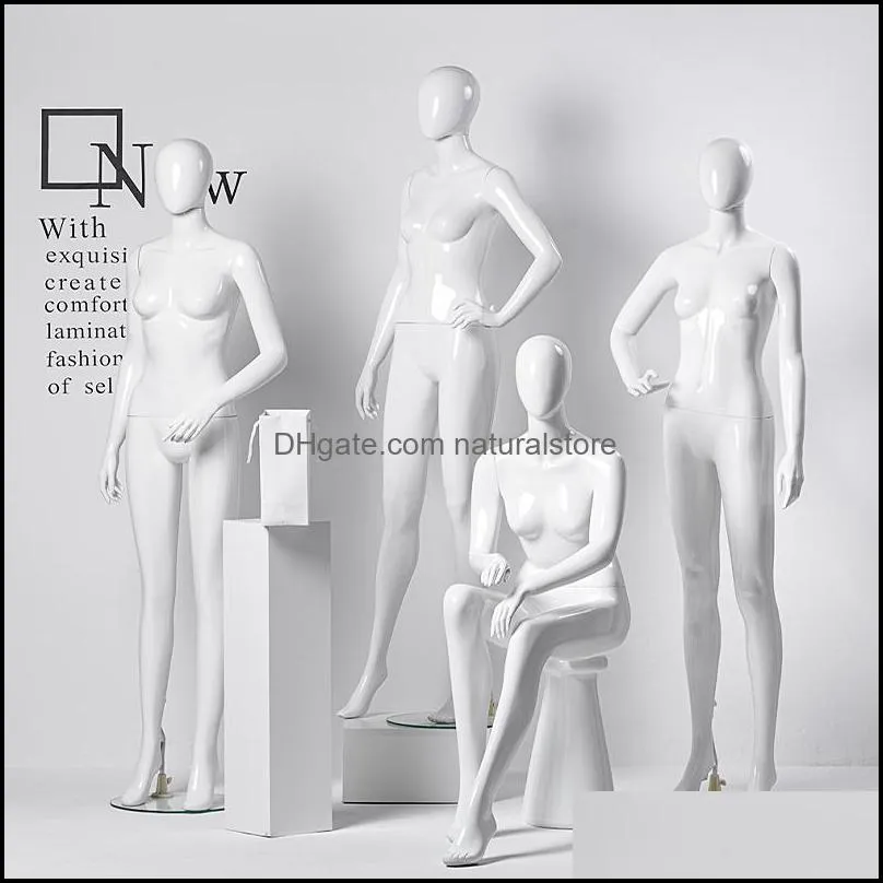 Nice Gloss White Mannequin Lady Model Full Body Different Style For Display