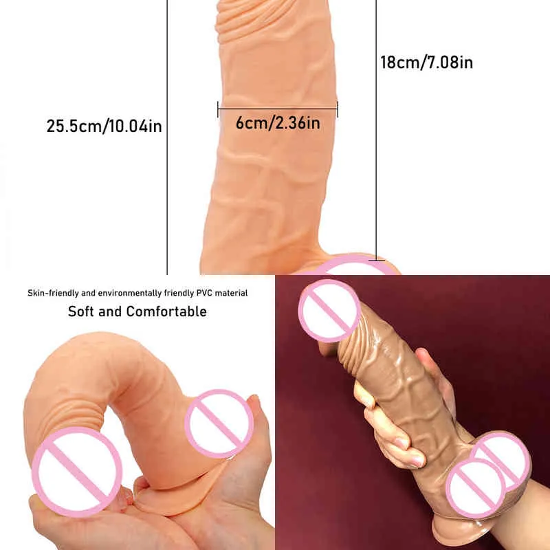 Nxy dildos süper büyük deri yumuşak dokunuş kalın penis seksi büyük dick kadın mastürbasyon oyuncak