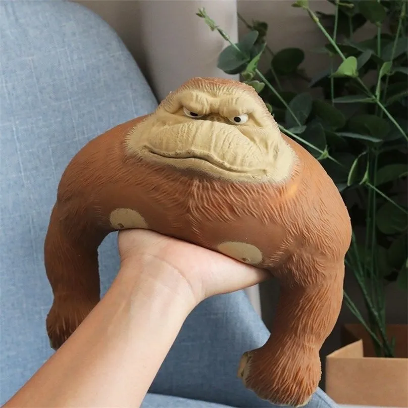 Big Giant Spongy Squishy Fidget Orangutan TT Influencer Elastic