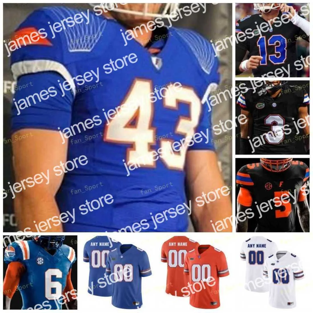 James Florida Gators Football Jersey NCAA College Freddie Swain Zachary Carter Diabate Greenard Driskel C.J. Henderson Fowler Jr. Pouncey Haden