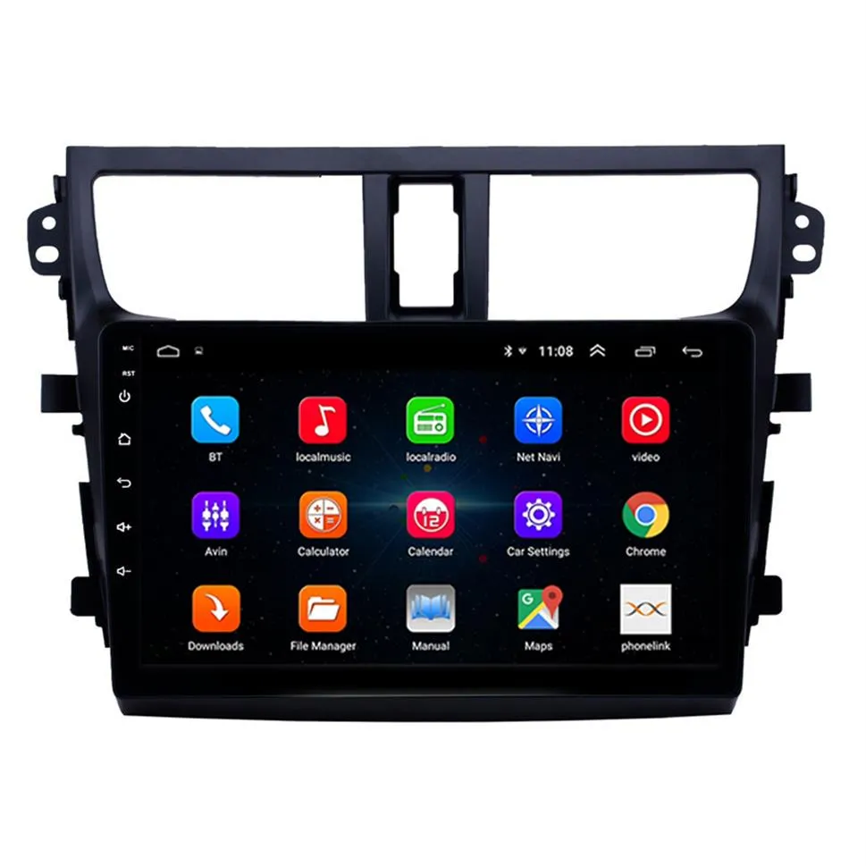 SAMOS CAR DVD DVD Radio GPS Multimedia Player z Wi-Fi dla Suzuki Celerio 2015-2018 Auto stereo 9 "Android 10236i