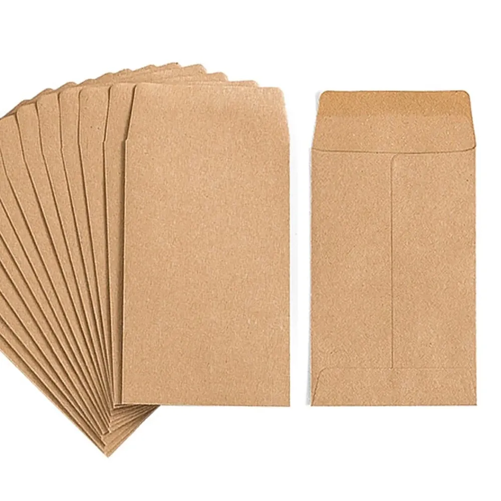 Kraft Paper Envelop Brown Garden Bags Isolation Sack Packaging Protective Vertical Envelops for Office or Wedding Gift