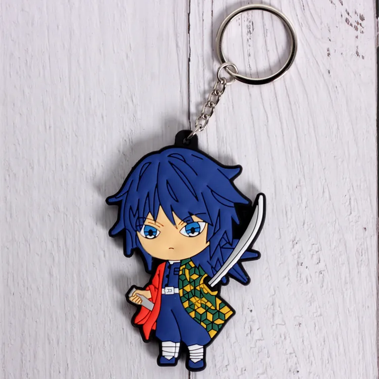 Anime Silicone Keychain - Soft, Durable Key Ring For Fans, Men & Women - Fun Character Design