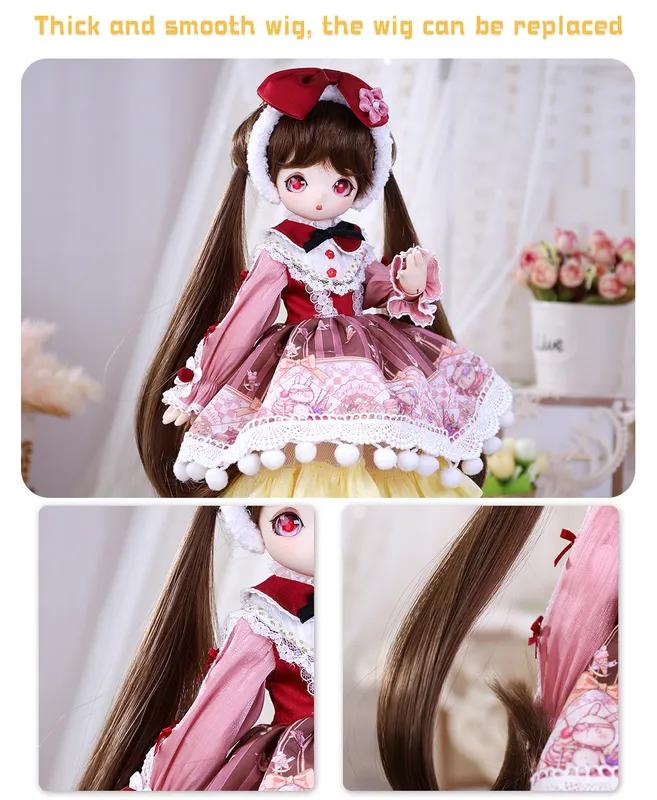 Dream Fairy 1/4 BJD Anime Style 16 Polegadas Doll Junta De Bola Conjunto  Completo, Incluindo Roupas De Roupas Kawaii Para Meninas MSD 220505 De  $398,02