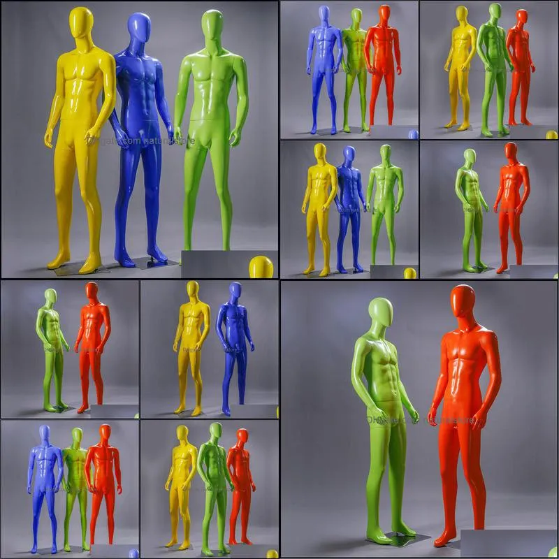 Fashionable Colorful Male Mannequin Full Body Men Style Model For Display