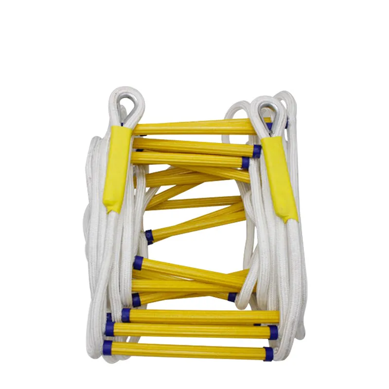 Échelle de corde Escape de feu Cordes vitales Échelle isolante Isulato-usure Ressesit-Skid Safety Products