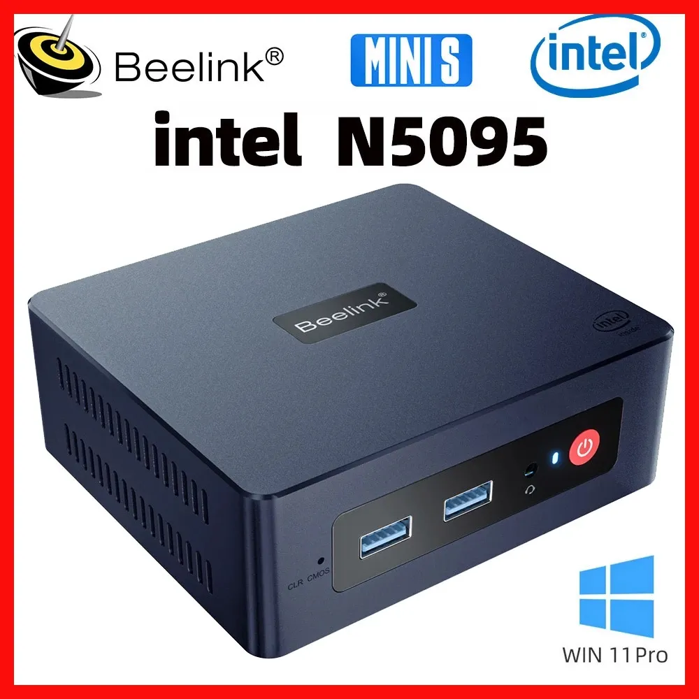 Save Big on Bulk Beelink Mini Pc Beelink Mini S Windows 11 Mini PCs Intel  11th Gen Jasper Lake N5095 DDR4 8GB RAM 256GB Or 128GB SSD WiFi, Bluetooth,  ...