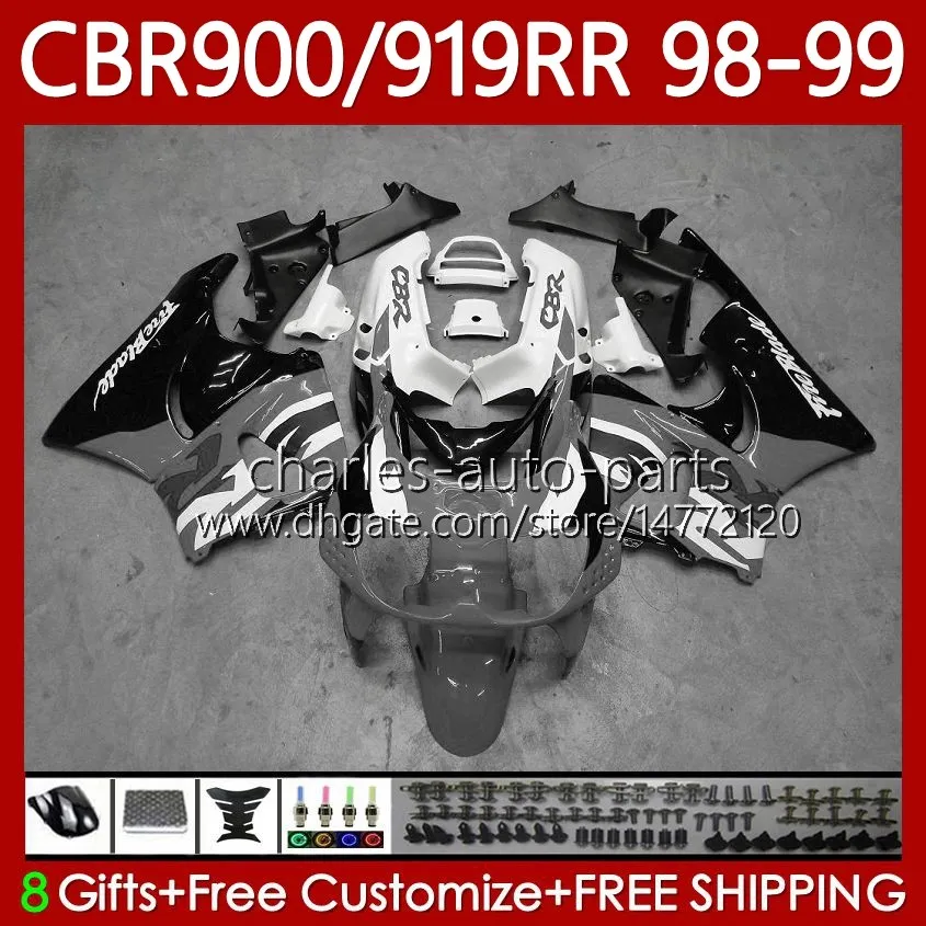 OEM-Karosserie für HONDA CBR900RR CBR919RR CBR 919RR 900RR 98 99 Karosserie 127Nr