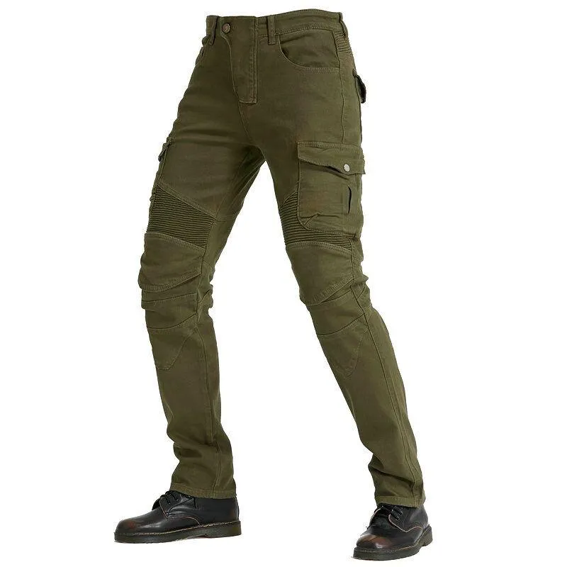 Abbigliamento da moto Ginocchiera protettiva Pantaloni da corsa MotocrossJeans Pantaloni da motociclista Tuta professionale da fuoristradaMoto