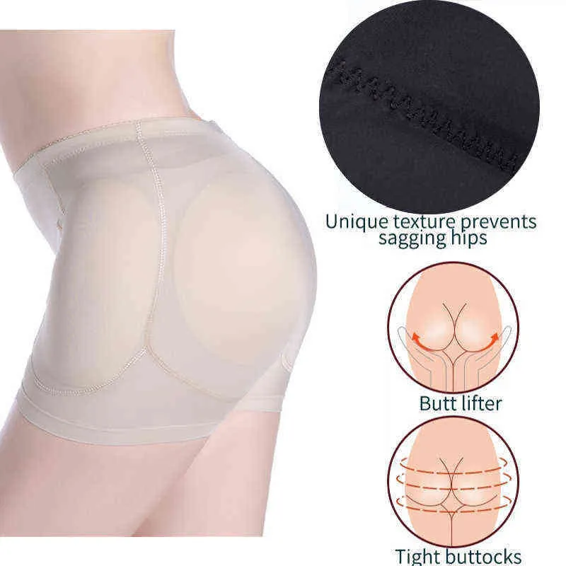 Nxy 4 Sponge Pads Booty Hip Enhancer Sexy Butt Lifter Push Up Panty Big Ass  Women Dress Body Shapers Control Panties Shapewear 220613 From 22,97 €
