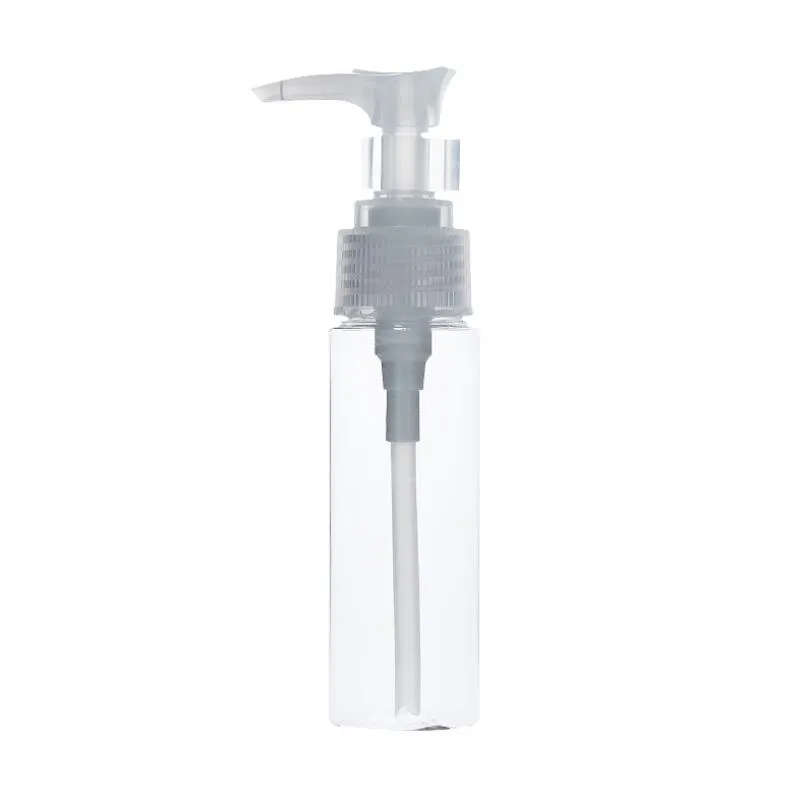 Bottiglie spray riutilizzabili Protable da 30 ml 50 ml Bottiglia di sapone Shampoo Lozione Schiuma Acqua Bottiglie spray con pompa pressata in plastica