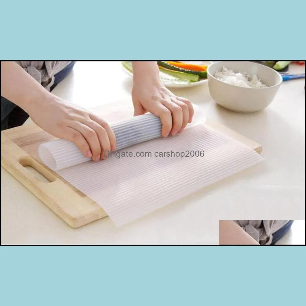 washable reusable sushi roll mold mat japanese food sushi rolling roller silicone rice rolling maker cake roll mold paf12108