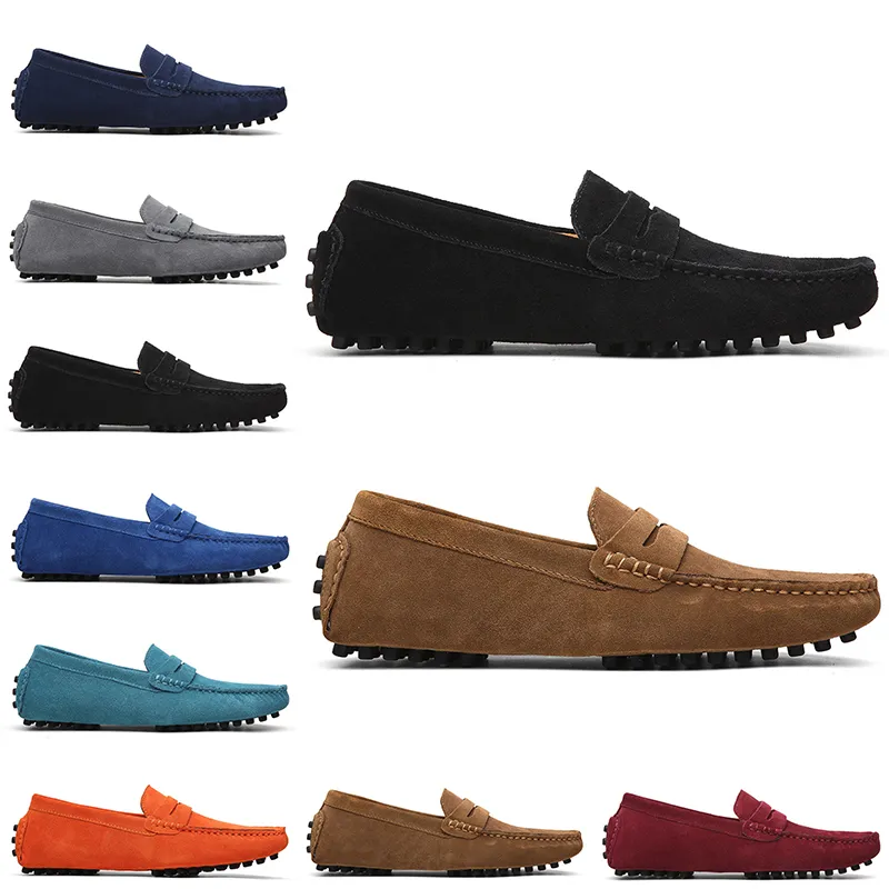 GAI novos designers mocassins sapatos casuais homens des chaussures vestido tênis vintage triplo preto verde vermelho azul mens tênis andando jogging 38-47 atacado GAI