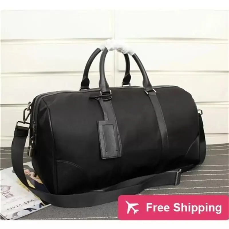 Нейлоновая дорожная сумка для фитнеса, дизайнерская модная черная парусиновая мужская сумка высокого качества в европейском и американском стиле, мужская сумка W301p