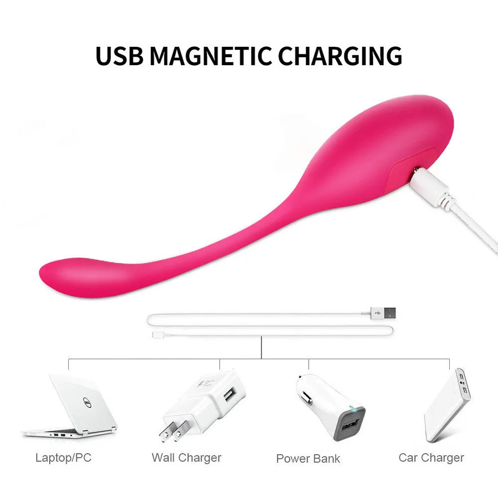 Wireless Remote Control Bullet Egg Vibrator For Women 9 Speeds_voghion.com