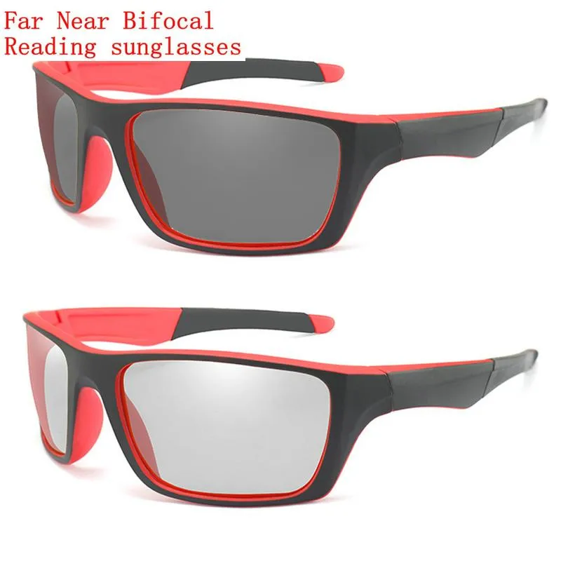 Sunglasses Outdoor Vintage Oversized Sports Multifocal Reading Glasses Transition Pochromic Bifocal Reader For Men Women NXSunglasses