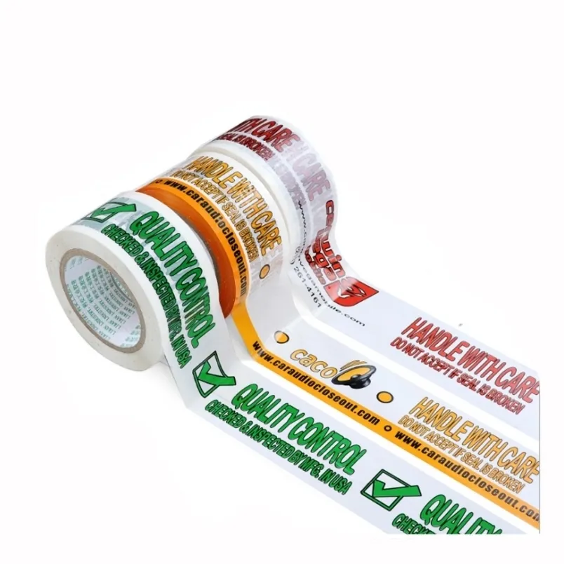 20 rulo 120m uzunluk kolay kullanım şeffaf maskeleme etiketleri hanehalkı yapışkan endüstriyel paketleme bandı özel baskı ücretsiz 220621