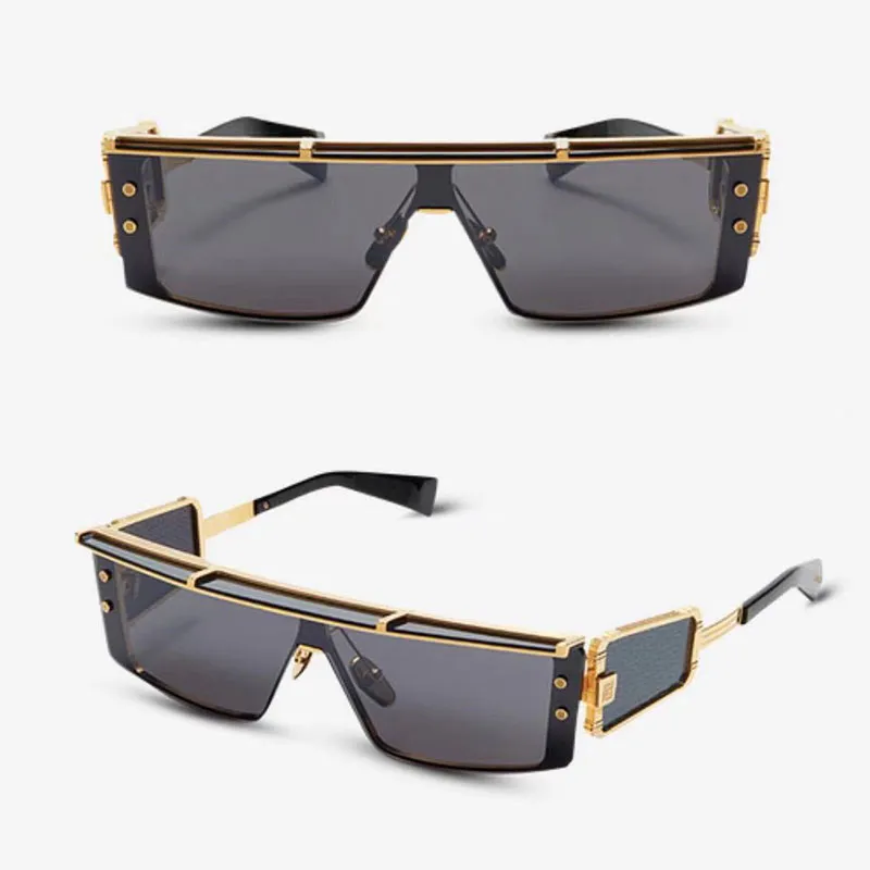 الرجال النظارات الشمسية BPS-127 إطار ظلة شخصية تصميم فاخر أعلى جودة مصمم النظارات الشمسية العلامة التجارية الجديدة بوتيك مربع الأصلي